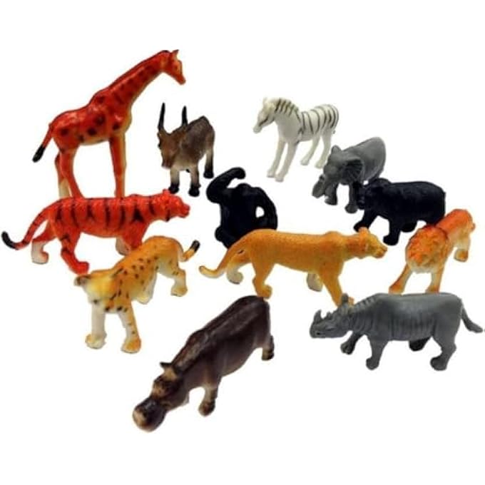 STRBOXONG ANIMAL LAND WILD ANIMAL SET OF 12-MW807 - Image 3